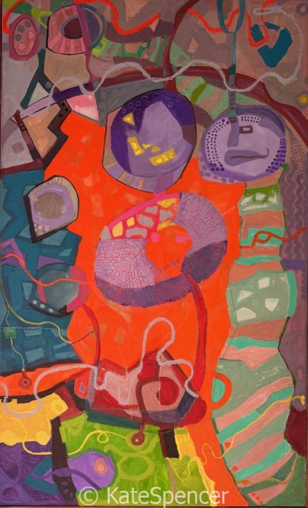 INTUITION 1 OIL ON CANVAS 115X185CM