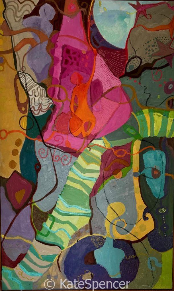 INTUITION 2 OIL ON CANVAS 115X185CM
